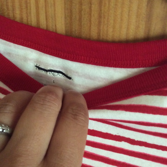 Kim Rogers,L, boat neck top. New without tags. - Picture 2 of 2